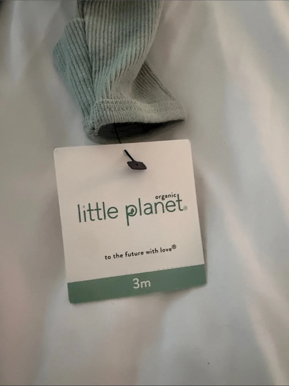 Little Planet Organic Baby Pajamas in Sage Green NWT